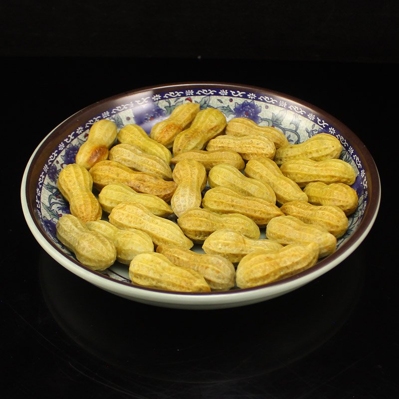 Chinese Shoushan Stone Peanuts Statue Come With Plate (1 of 7)