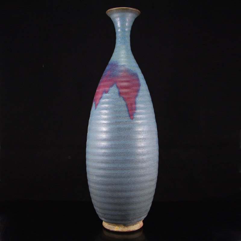 Chinese Song Dy Variable Glaze Jun Kiln Porcelain Vase (1 of 9)