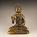 Chinese Gilt Gold Bronze Siddhartha Buddha Statue