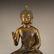 Chinese Gilt Gold Bronze Siddhartha Buddha Statue - 2