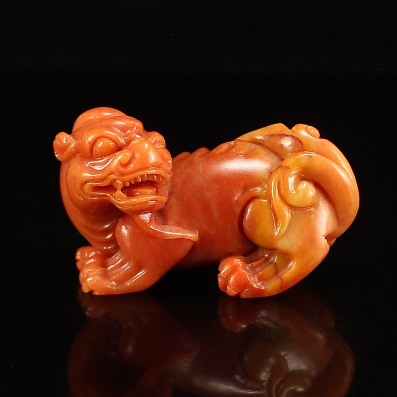 Chinese Shoushan Stone Pendant - Fortune Beast (1 of 7)