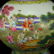 China Gilt Gold Famille Rose Double Ears Porcelain Vase - 6