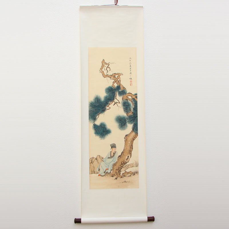 Chinese Watercolour on Xuan Paper Figure Painting (1 of 6)