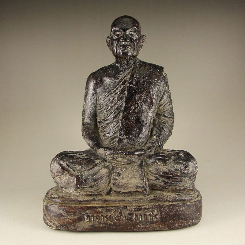 Vintage Thailand Incense Ashes Buddha Statue (1 of 8)
