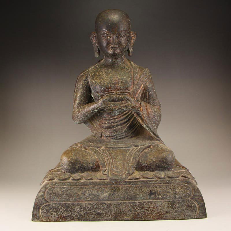 Vintage Chinese Bronze Buddhism Buddha Statue (1 of 10)