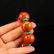 Chinese Red Agate & Turquoise Beads Bracelet - 7