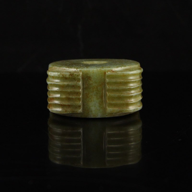 Vintage Chinese Hetian Jade Cong (1 of 6)