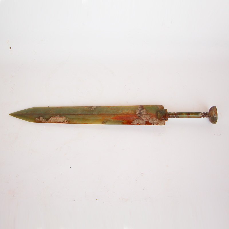 Chinese Han Dynasty Hetian Jade Sword (1 of 6)