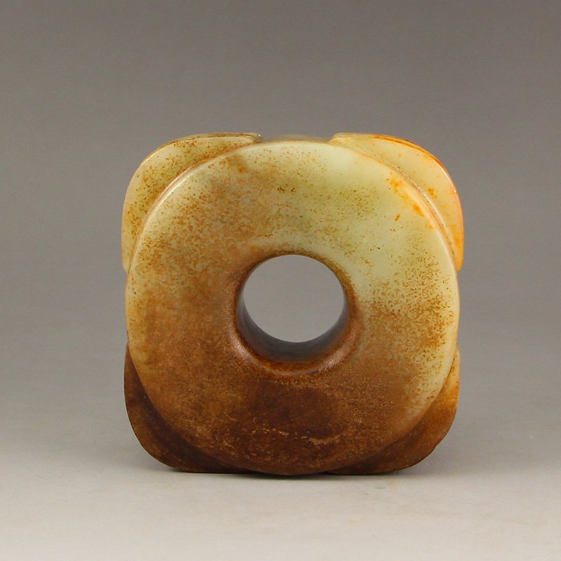 Vintage Chinese Hetian Jade Cong (1 of 7)