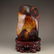 Chinese Natural Agate Original Stone Statue
