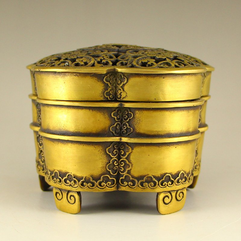 Vintage Chinese Brass Incense Burner (1 of 7)