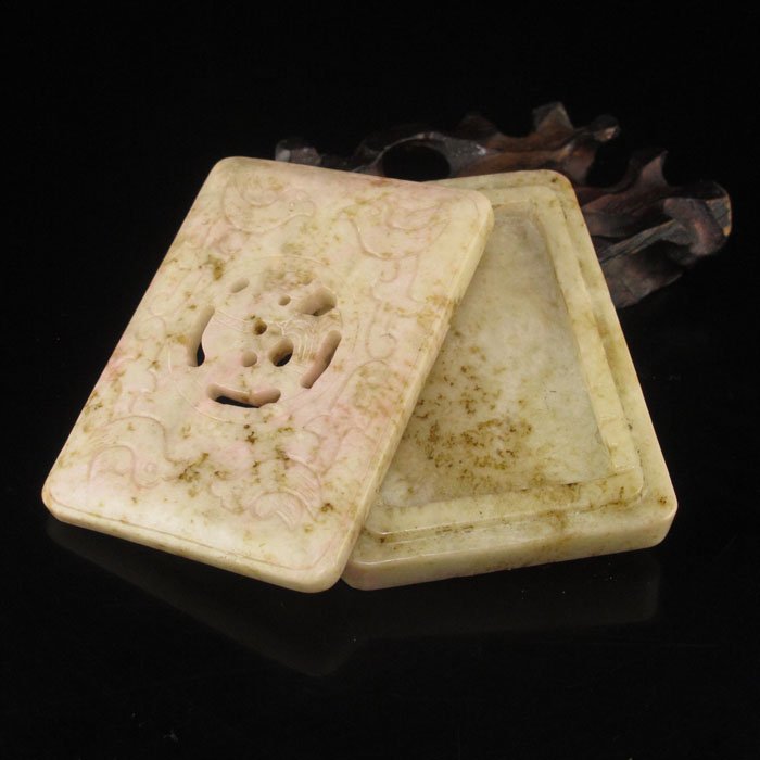 Vintage Chinese Jade Inkpad Box (1 of 6)