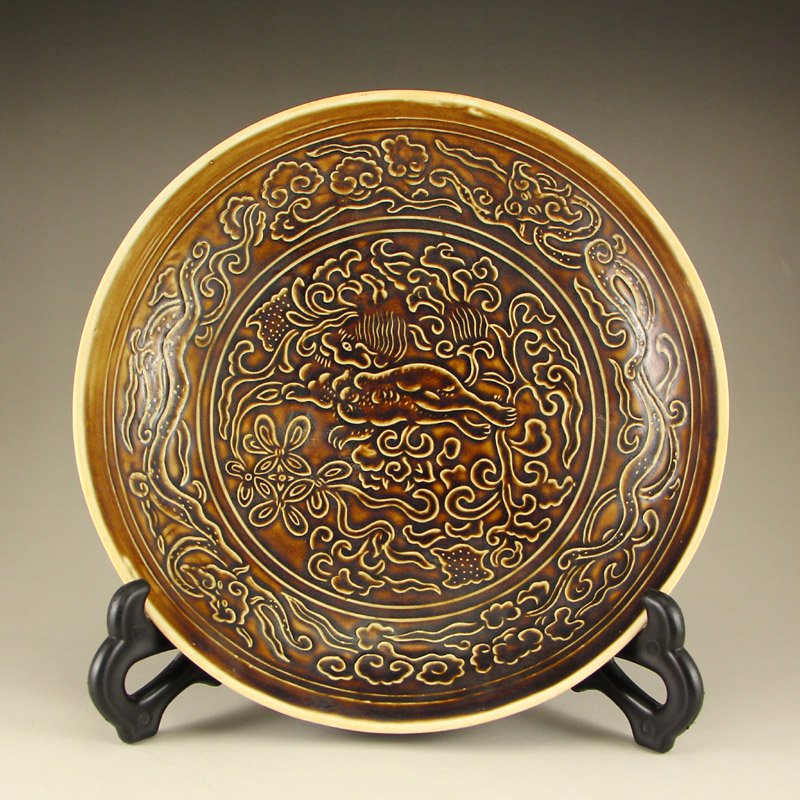 Chinese Song Dynasty Ding Kiln Porcelain Plate (1 of 7)