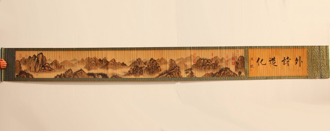 Chinese Ink On Xuan Paper Mountain Water Painting (1 of 11)