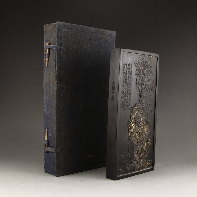 China Qing Dy Black Ink Stick Statue With Original Box (1 of 6)