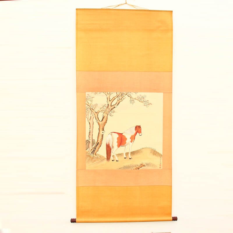 Chinese Watercolour on Xuan Paper Lucky Horse Painting (1 of 8)