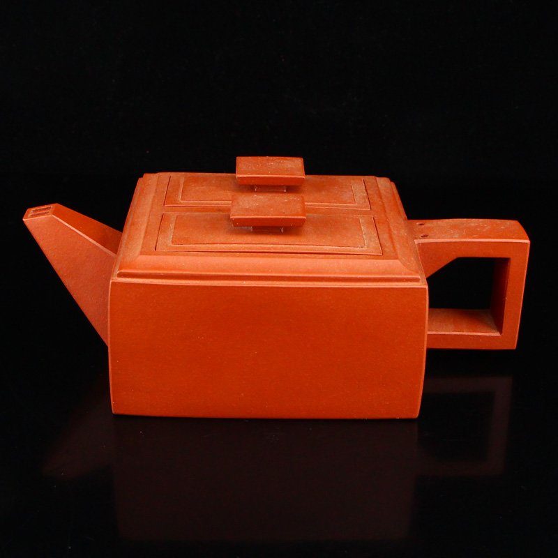 Vintage Yixing Zisha Clay Double Gallbladder Teapot (1 of 7)