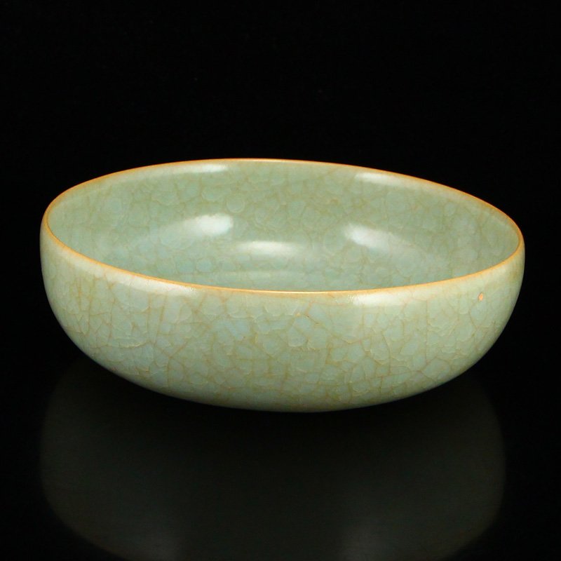 Chinese Sky Blue Glaze Ru Kiln Porcelain Brush Washer (1 of 6)
