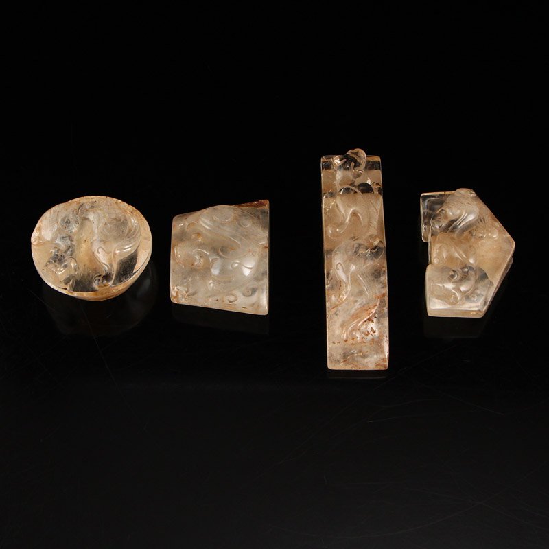 A Set Vintage Chinese Crystal Sword Ornaments (1 of 20)