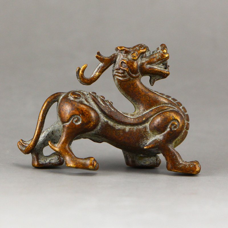 Vintage Chinese Bronze Fortune Beast Statue (1 of 7)
