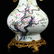 Gilt Gold Famille Rose Porcelain Double Ears Vase - 11