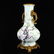 Gilt Gold Famille Rose Porcelain Double Ears Vase - 2