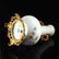 Gilt Gold Famille Rose Porcelain Double Ears Vase - 7