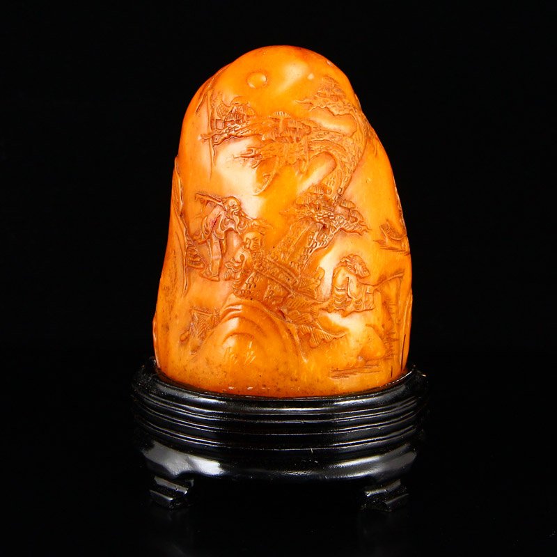 Vintage Shoushan Stone Tianhuang Stone Seal Statue (1 of 7)