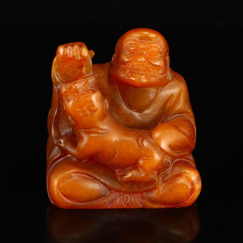 Vintage Shoushan Stone Tianhuang Stone Seal Statue (1 of 6)
