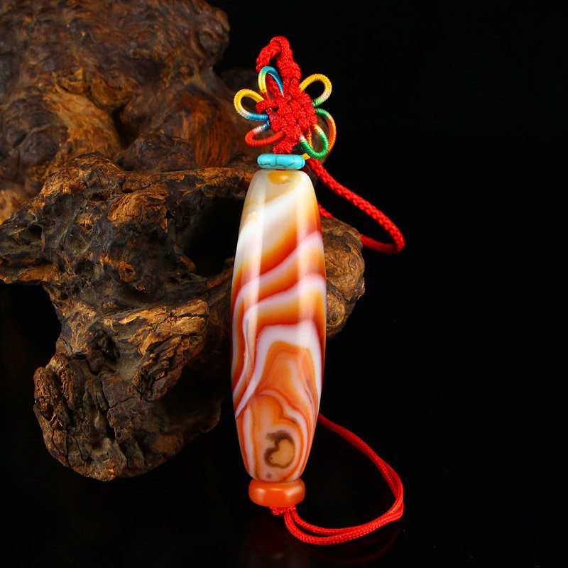 Beautiful Chinese Natural Agate Lucky Pendant (1 of 7)
