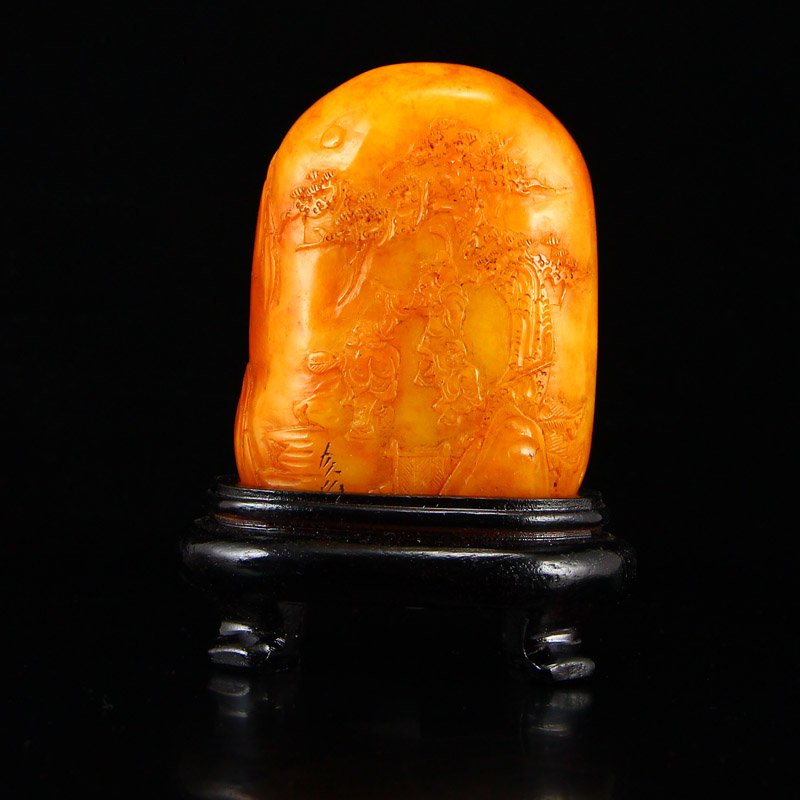 Vintage Shoushan Stone Tianhuang Stone Seal Statue (1 of 7)