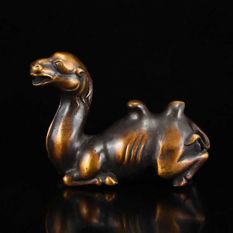Vintage Chinese Brass Camel Statue (1 of 6)