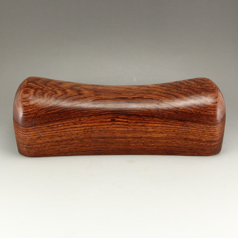 Chinese Hai Nan Huang Hua Li Wood Pillow (1 of 8)