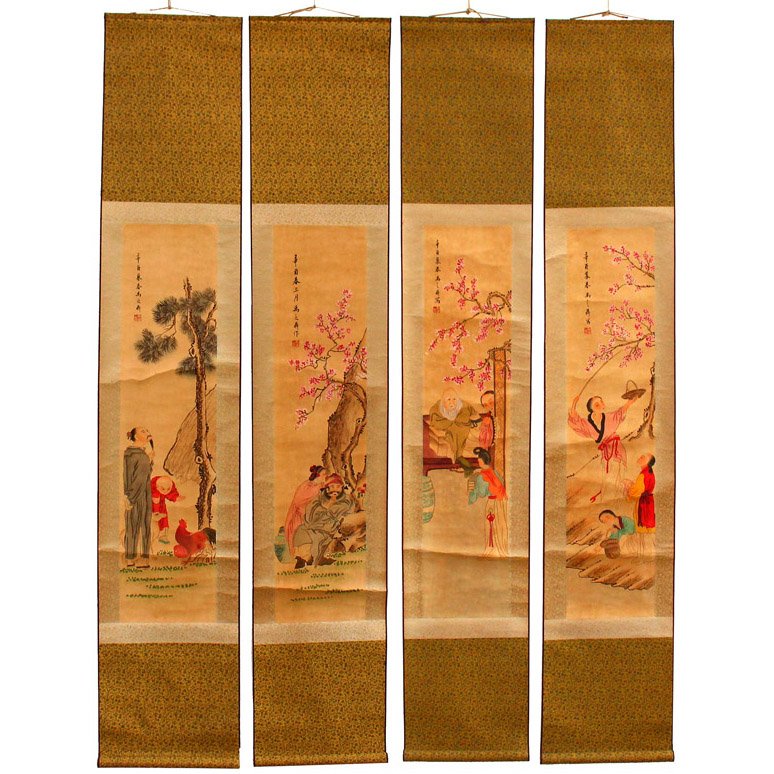 Watercolor On Xuan Paper Figures Paintings - Yuzhiding (1 of 17)