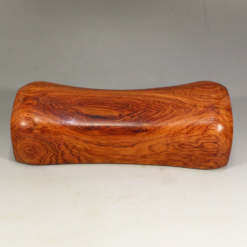 Chinese Hai Nan Huang Hua Li Wood Pillow (1 of 6)