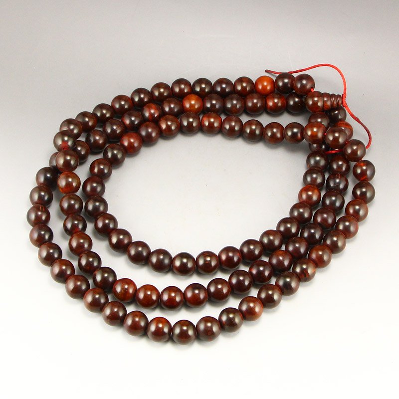 20 MM 108 Beads Chinese Ox Horn Beads Prayer Necklace: 20 MM 108 Beads Chinese Ox Horn Beads Prayer Necklace Dimension: 20 x 2900 (mm) 0.83 x 114.17(inches) Weight: 1.27 lbs/576 g