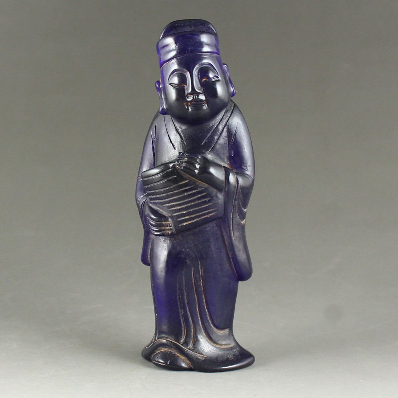 Vintage Chinese Zircon Figure Statue: Vintage Chinese Zircon Figure Statue Dimension: 115 x 40 x 30(mm) 4.53 x 1.57 x 1.18(inches) Weight: 0.81 lbs/370 g
