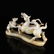 Vintage Chinese Hetian Jade Statue - Hunting Scene - 5