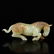 Vintage Chinese Natural Hetian Jade Horse Statue