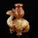 Vintage Chinese Hetian Jade Phoenix Incense Burner