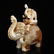 Vintage Chinese Hetian Jade Elephant Incense Burner - 2