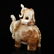 Vintage Chinese Hetian Jade Elephant Incense Burner - 3