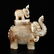 Vintage Chinese Hetian Jade Elephant Incense Burner - 4