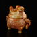 Chinese Hetian Jade Beast Head Double Ears Burner - 3