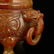 Chinese Hetian Jade Beast Head Double Ears Burner - 9
