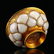 Gilt Gold Red Copper Inlay Natural Hetian Jade Bowl - 7