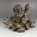 A Set Chinese Qing Dy Red Copper Lions Seals - 5