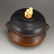 Ming Dy Red Copper Incense Burner w Zitan Wood Lid - 5