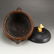 Ming Dy Red Copper Incense Burner w Zitan Wood Lid - 6