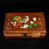 Chinese Antique Pu 'er Tea Seal In Huali Wood Box - 3